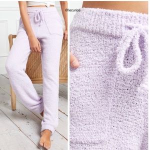 NWOT Anthropologie Isla Fuzzy Joggers. Medium